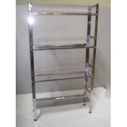 Стеллаж для тарелок нерж.напольн. ПКТ-4-Н-ЮТ  VIATTO