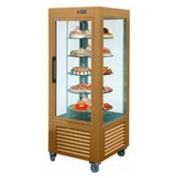 Шкаф холодильный Спутник СВ-700.4  (кондитерский, крутящ. полки) золотой