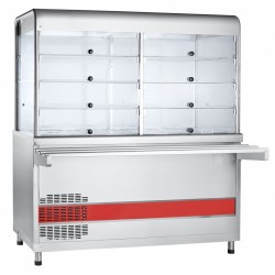 Прилавок-витрина холодильный Abat ПВВ(Н)-70КМ-С-03-НШ