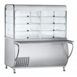 Прилавок-витрина холодильный Abat ПВВ(Н)-70М-С-ОК