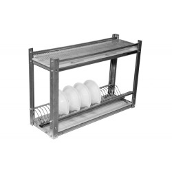 Стеллаж для тарелок нерж ПКТ-2-Н-ЮТ  VIATTO