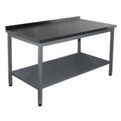 Стол открытый с бортом СО-12/7БПН 1200 х 700 х 870 Материалы: столешница - нержавеющая сталь AISI 304, каркас - профильная труба AISI 304, 40 х 40 мм. Борт - объёмный, высотой 40 мм. Ножки - со вставкой для выравнивания неровностей пола. Конструкция разбо