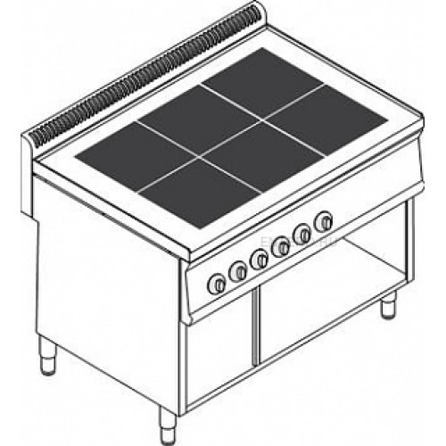 Плита электрическая Tecnoinox PCU105FE7