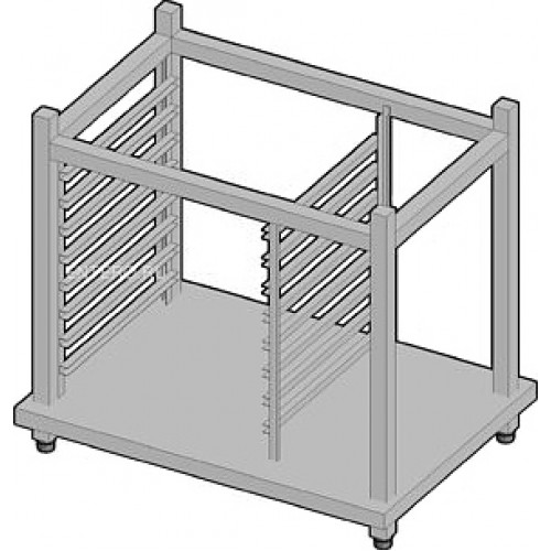 Подставка с направляющими Tecnoinox для печей на 5 и 8 уровней SFPT5