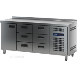 Стол холодильный ТММ СХСБ-2/1Д-6Я (1835x700x870) (внутренний агрегат)