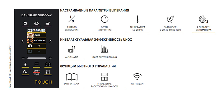 Печь конвекционная UNOX XEFT-03EU-ETLV без сливного отверстия